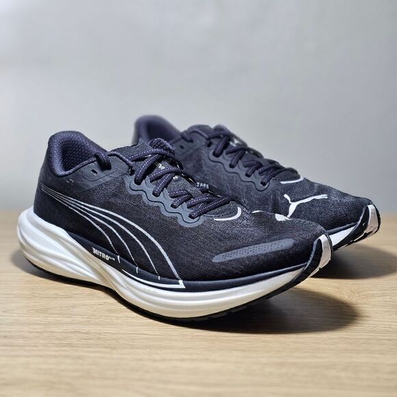 Puma Deviate Nitro 2 Elite Men\'s Running Shoes Black White 11.5 PWRPLATE New SE main image 10